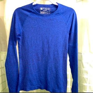 *SOLD*. FIGS Salta underscrub in Electric Blue - Sz Small